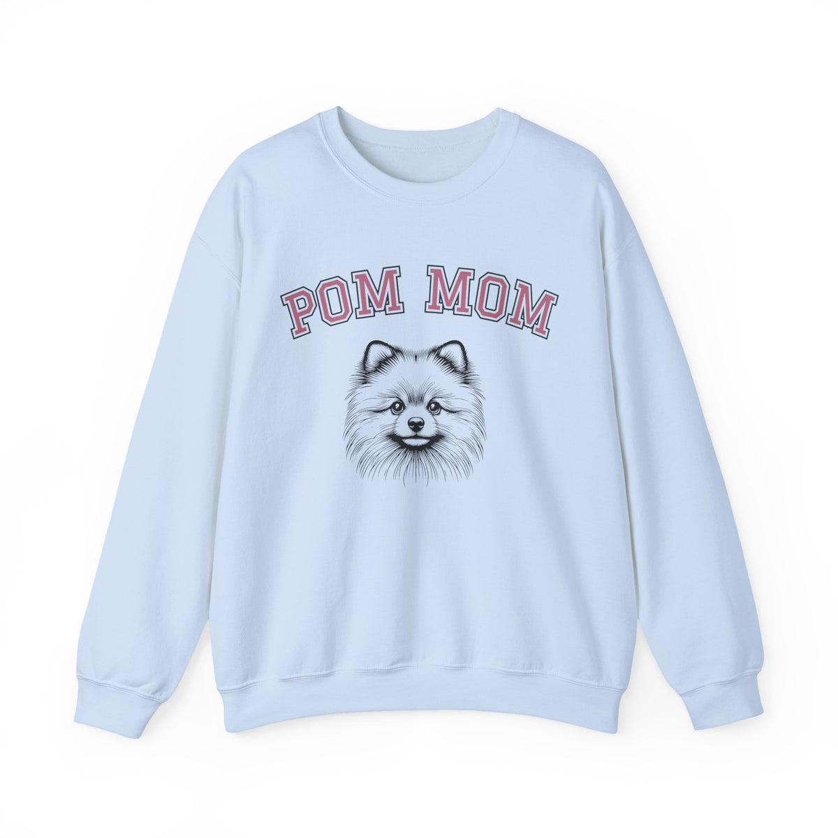 Pom Mom, Varsity – Gildan Heavy Blend | Trendy Women’s Soft Sweatshirt. Direct to Garment. Printed & Shipped in the USA. Unisex Sizes.