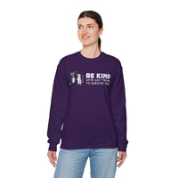Be Kind. We're Just Trying To Survive Too. Possum. Raccoon. *This Shirt Saves Lives* – Gildan Heavy Blend | Trendy Men's and Women's Soft Sweatshirt. Direct to Garment. Printed & Shipped in the USA. Unisex Sizes.