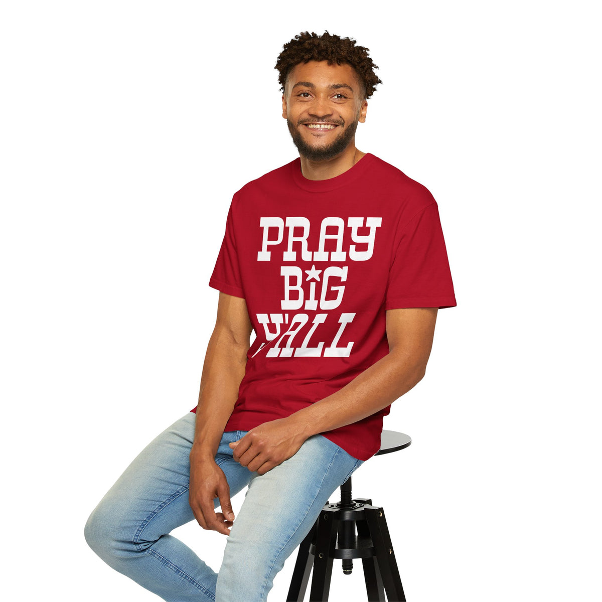 Pray Big Y'all - Comfort Colors | Trendy Women's T-Shirt. Direct to Garment. Printed & Shipped in the USA. Unisex Sizes.
