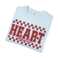 Heart Breaker, Red Checkered Distressed - Comfort Colors | Trendy Women's T-Shirt. Direct to Garment. Printed & Shipped in the USA. Unisex Sizes.
