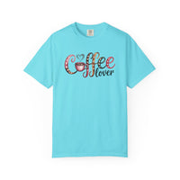 Coffee Lover - Comfort Colors | Trendy Women's T-Shirt. Direct to Garment. Printed & Shipped in the USA. Unisex Sizes.