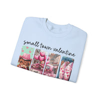 Small Town Valentine – Gildan Heavy Blend | Trendy Women’s Soft Sweatshirt. Direct to Garment. Printed & Shipped in the USA. Unisex Sizes.