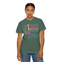 Let Them - Keep Shining - Comfort Colors | Trendy Women's T-Shirt. Direct to Garment. Printed & Shipped in the USA. Unisex Sizes.