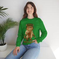 Litter's Full, Funny Cat – Gildan Heavy Blend | Trendy Men's and Women’s Soft Sweatshirt. Direct to Garment. Printed & Shipped in the USA. Unisex Sizes.