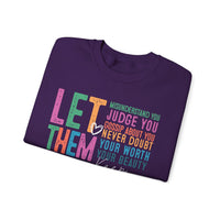 Let Them - Keep Shining – Gildan Heavy Blend | Trendy Women’s Soft Sweatshirt. Direct to Garment. Printed & Shipped in the USA. Unisex Sizes.