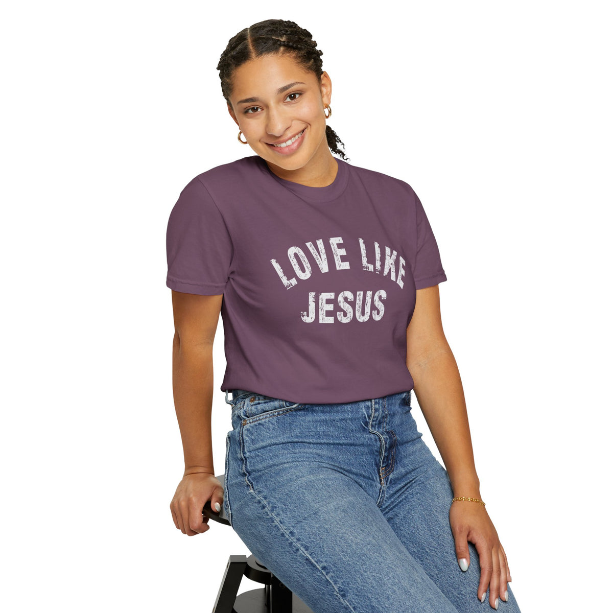 Love Like Jesus - Comfort Colors | Trendy Men's and Women's T-Shirt. Direct to Garment. Printed & Shipped in the USA. Unisex Sizes.