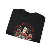 My Holidays are Fully Booked – Gildan Heavy Blend | Trendy Women’s Soft Sweatshirt. Direct to Garment. Printed & Shipped in the USA. Unisex Sizes.