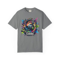 Gaming Headset I Can't Hear You, I'm Gaming - Comfort Colors | Trendy Men's And Women's T-Shirt. Direct to Garment. Printed & Shipped in the USA. Unisex Sizes.