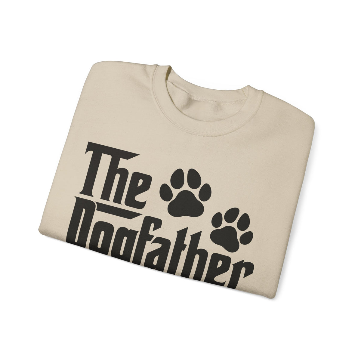 The DogFather – Gildan Heavy Blend | Trendy Men's Soft Sweatshirt. Direct to Garment. Printed & Shipped in the USA. Unisex Sizes.