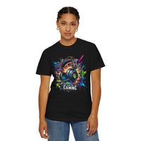 Gaming Headset I Can't Hear You, I'm Gaming - Comfort Colors | Trendy Men's And Women's T-Shirt. Direct to Garment. Printed & Shipped in the USA. Unisex Sizes.