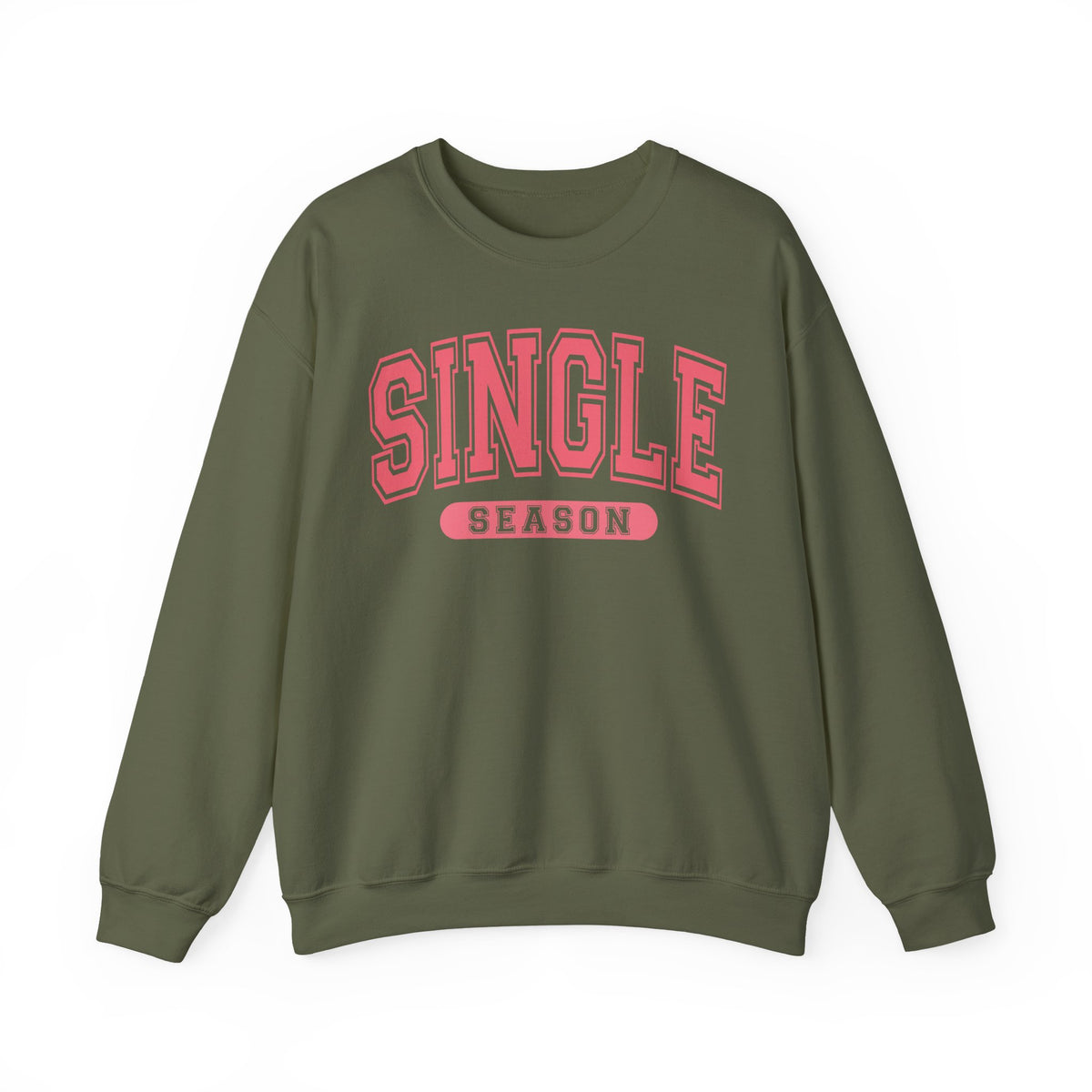 Single Season - Varsity – Gildan Heavy Blend | Trendy Women’s Soft Sweatshirt. Direct to Garment. Printed & Shipped in the USA. Unisex Sizes.