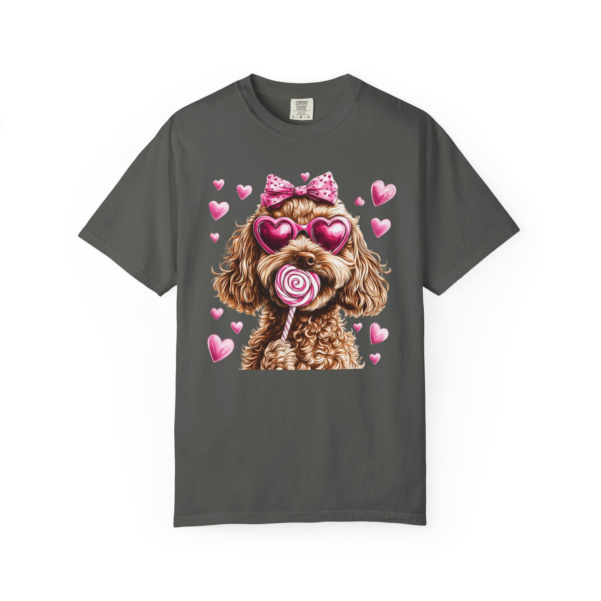 Goldendoodle Love - Comfort Colors | Trendy Women's T-Shirt. Direct to Garment. Printed & Shipped in the USA. Unisex Sizes.