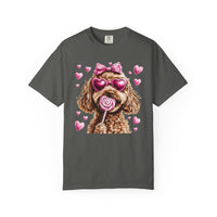 Goldendoodle Love - Comfort Colors | Trendy Women's T-Shirt. Direct to Garment. Printed & Shipped in the USA. Unisex Sizes.