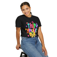 Coquette Third Grade Pencil Bow - Comfort Colors | Trendy Women's T-Shirt. Direct to Garment. Printed & Shipped in the USA. Unisex Sizes.