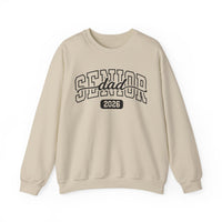 Senior Dad 2026 – Gildan Heavy Blend | Trendy Men's Soft Sweatshirt. Direct to Garment. Printed & Shipped in the USA. Unisex Sizes.
