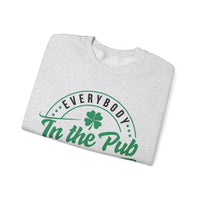 Everybody In The Pub Gettin' Tipsy – Gildan Heavy Blend | Trendy Women’s and Men's Soft Sweatshirt. Direct to Garment. Printed & Shipped in the USA. Unisex Sizes.