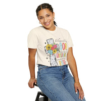 Blessed by God, Spoiled by Husband, Protect by Both - Comfort Colors | Trendy Women's T-Shirt. Direct to Garment. Printed & Shipped in the USA. Unisex Sizes.