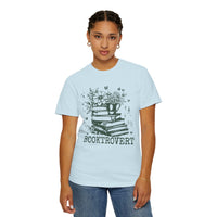 Booktrovert - Comfort Colors | Trendy Women's T-Shirt. Direct to Garment. Printed & Shipped in the USA. Unisex Sizes.