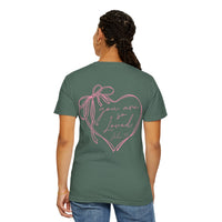 You Are So Loved, Christian Faith - Front & Back Printed - Comfort Colors | Trendy Women's T-Shirt. Direct to Garment. Printed & Shipped in the USA. Unisex Sizes.
