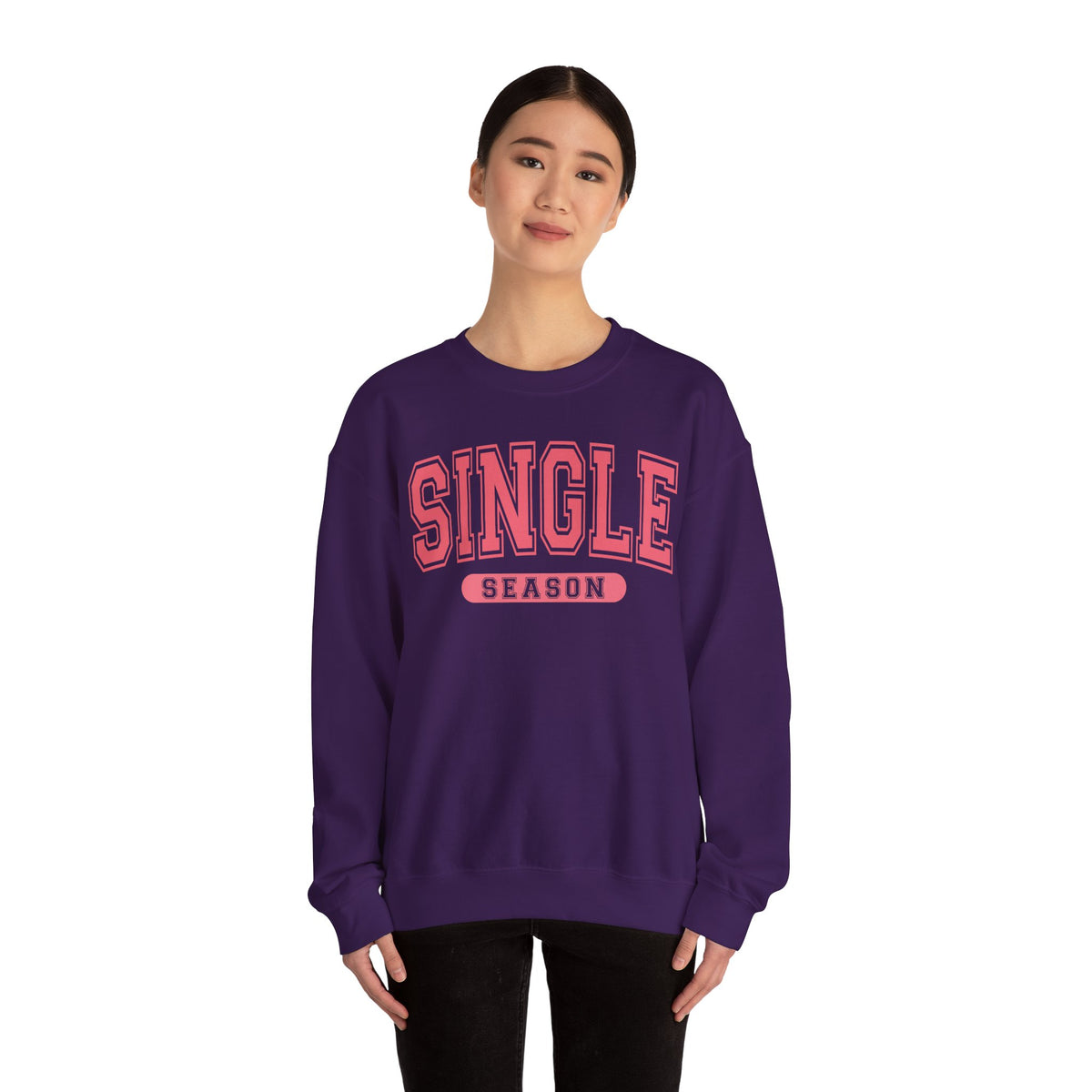 Single Season - Varsity – Gildan Heavy Blend | Trendy Women’s Soft Sweatshirt. Direct to Garment. Printed & Shipped in the USA. Unisex Sizes.