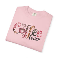 Coffee Lover - Comfort Colors | Trendy Women's T-Shirt. Direct to Garment. Printed & Shipped in the USA. Unisex Sizes.