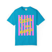Tacos and Margs - Comfort Colors | Trendy Women's T-Shirt. Direct to Garment. Printed & Shipped in the USA. Unisex Sizes.