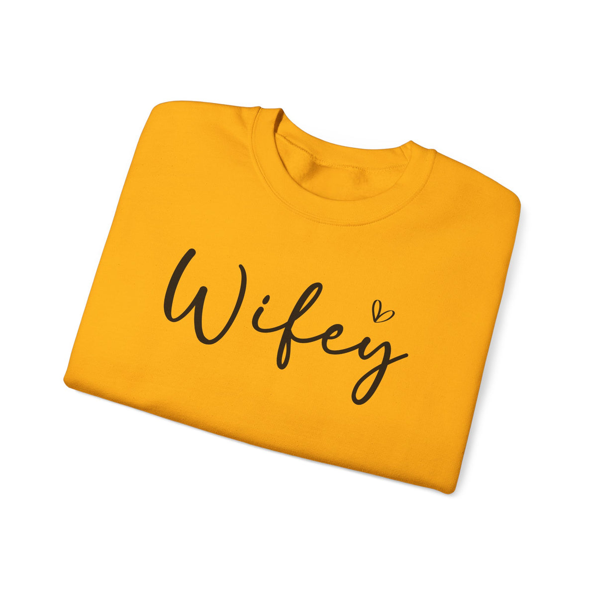 Wifey – Gildan Heavy Blend | Trendy Women’s Soft Sweatshirt. Direct to Garment. Printed & Shipped in the USA. Unisex Sizes.