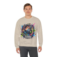 Gaming Headset I Can't Hear You, I'm Gaming – Gildan Heavy Blend | Trendy Women’s and Men's Soft Sweatshirt. Direct to Garment. Printed & Shipped in the USA. Unisex Sizes.