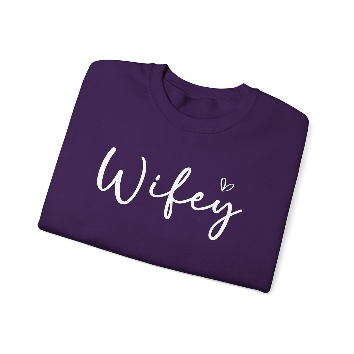 Wifey – Gildan Heavy Blend | Trendy Women’s Soft Sweatshirt. Direct to Garment. Printed & Shipped in the USA. Unisex Sizes.