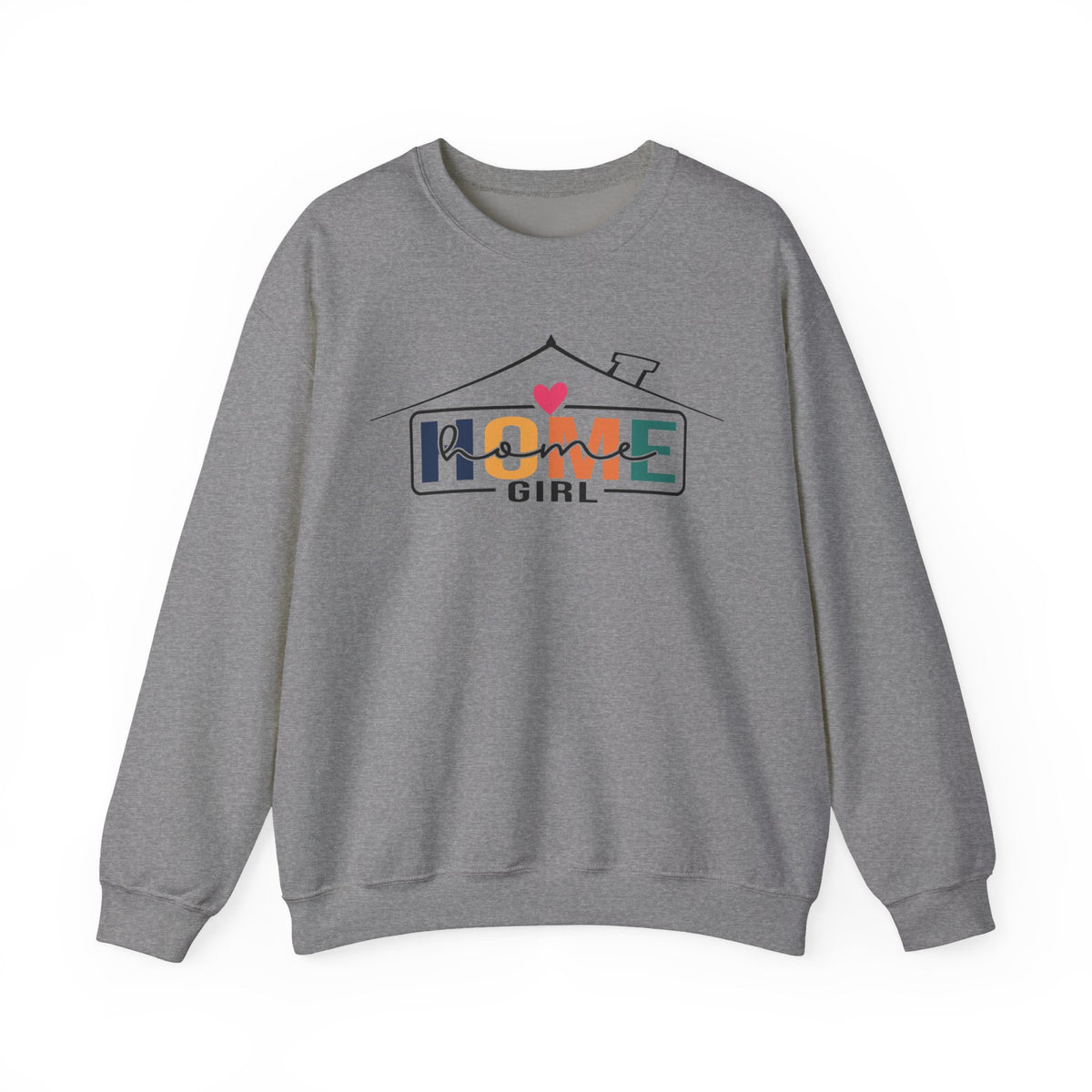 Home Girl - Real Estate Life – Gildan Heavy Blend | Trendy Women’s Soft Sweatshirt. Direct to Garment. Printed & Shipped in the USA. Unisex Sizes.