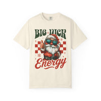 Big Nick Energy - Retro Santa Thumbs Up  - Comfort Colors | Trendy Women's T-Shirt. Direct to Garment. Printed & Shipped in the USA. Unisex Sizes.