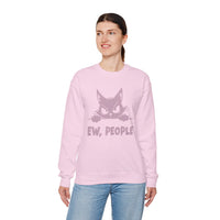Ew, People Grumpy Cat – Gildan Heavy Blend | Trendy Men's and Women’s Soft Sweatshirt. Direct to Garment. Printed & Shipped in the USA. Unisex Sizes.