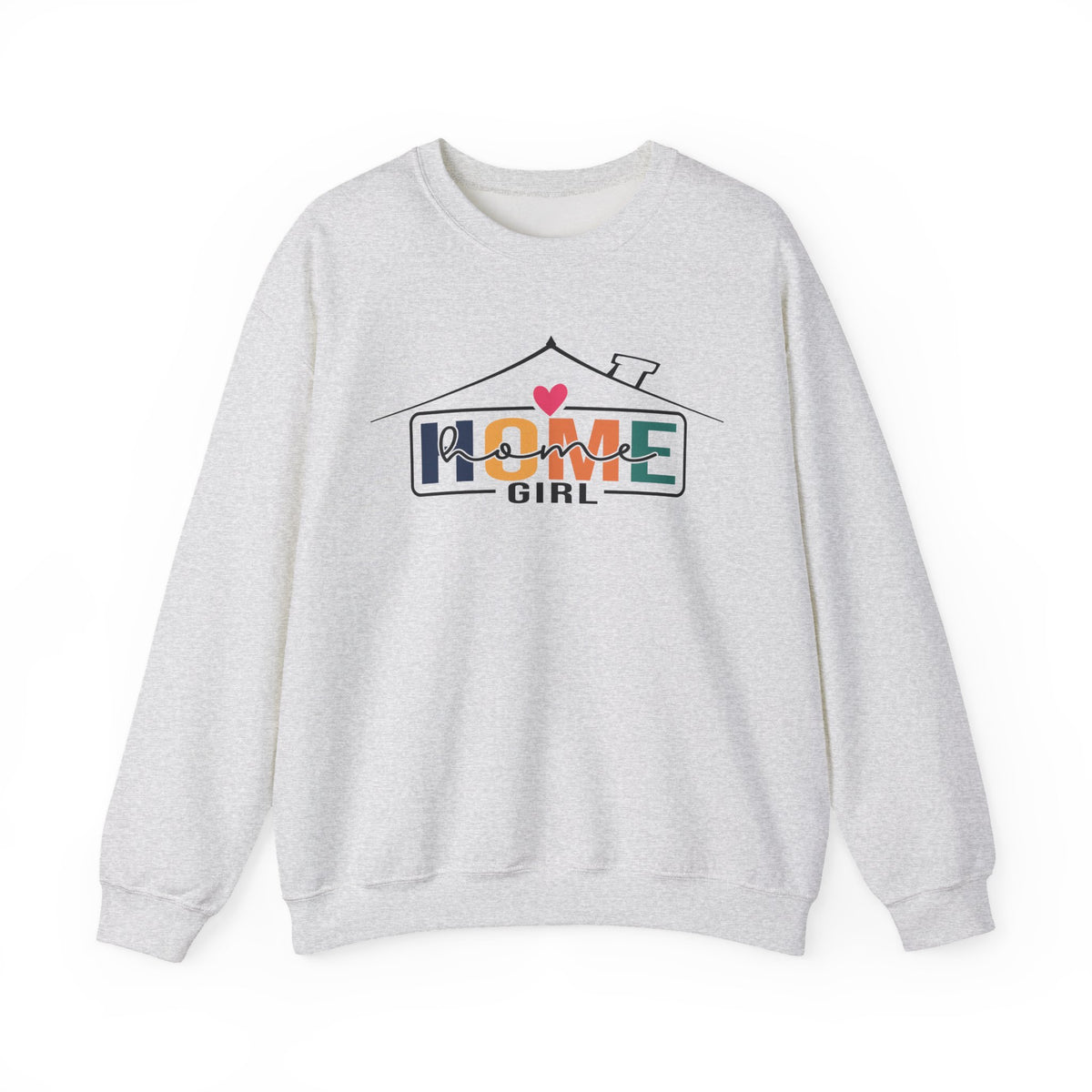 Home Girl - Real Estate Life – Gildan Heavy Blend | Trendy Women’s Soft Sweatshirt. Direct to Garment. Printed & Shipped in the USA. Unisex Sizes.
