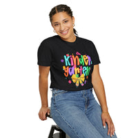 Coquette Kindergarten Pencil Bow - Comfort Colors | Trendy Women's T-Shirt. Direct to Garment. Printed & Shipped in the USA. Unisex Sizes.