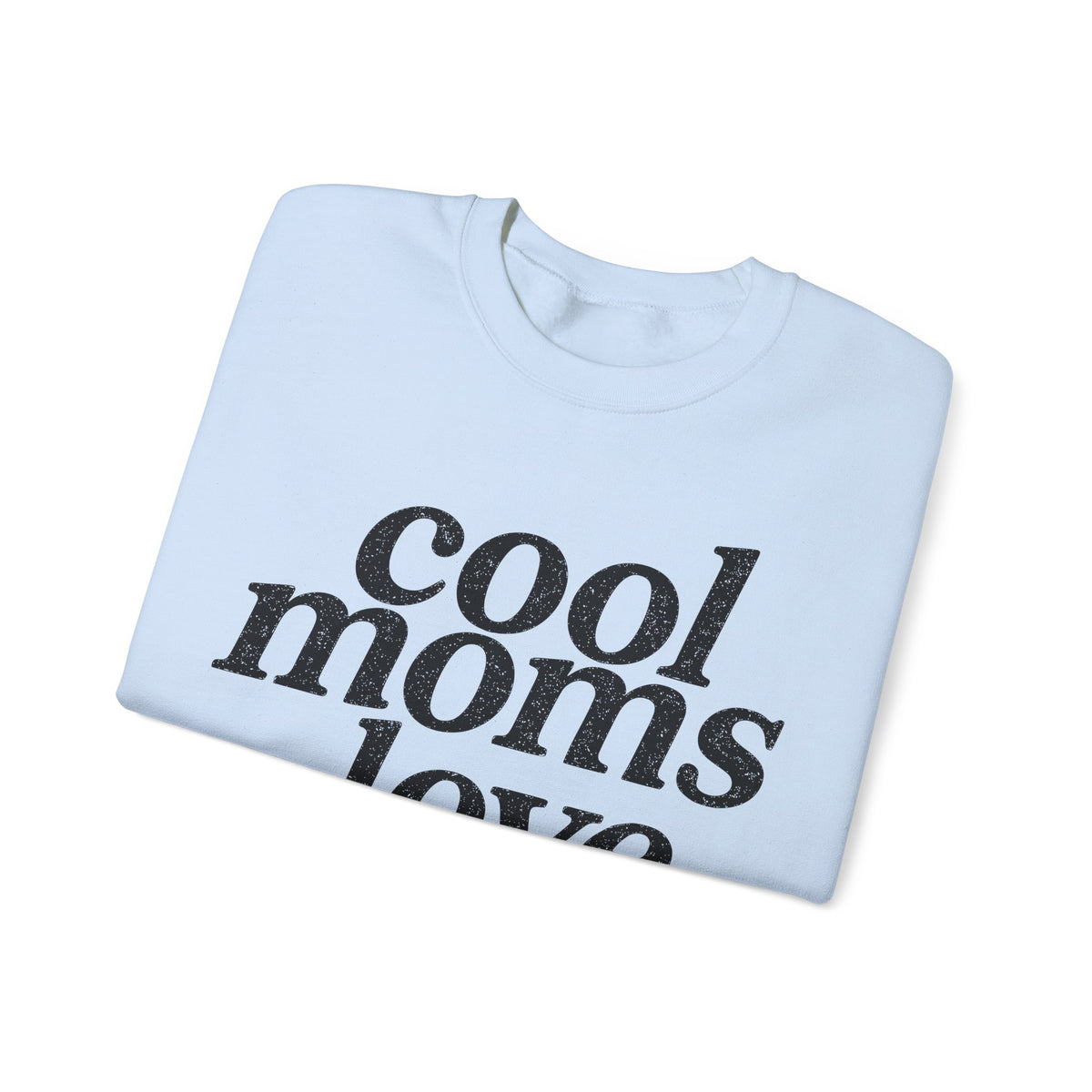 Cool Moms Love Jesus, Vintage – Gildan Heavy Blend | Trendy Women’s Soft Sweatshirt. Direct to Garment. Printed & Shipped in the USA. Unisex Sizes.