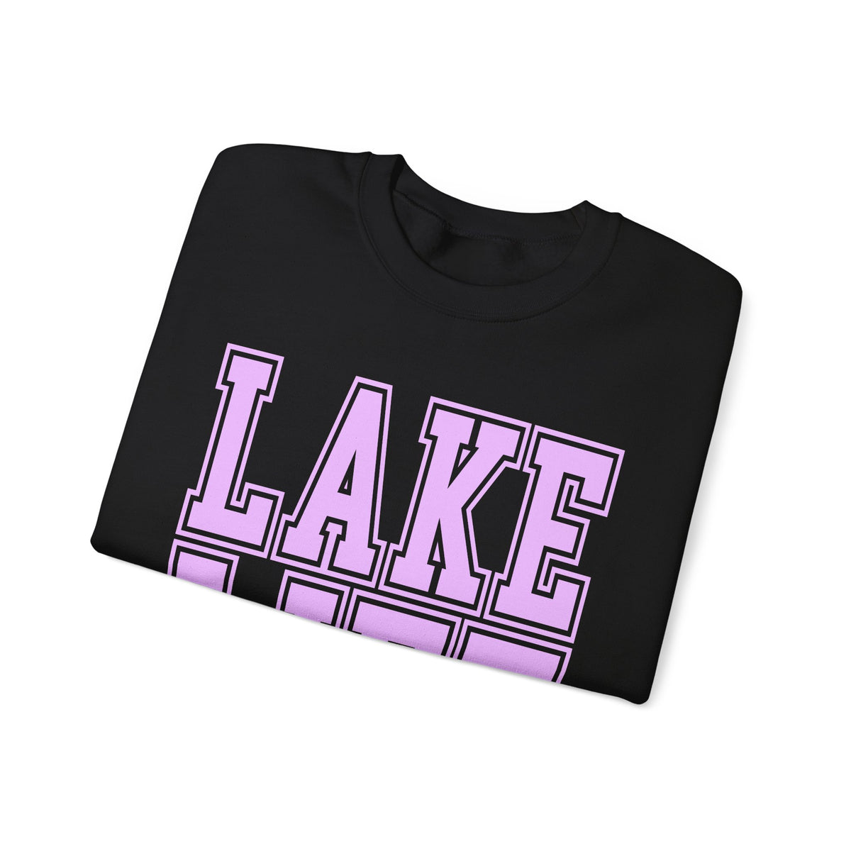 Lake Life – Gildan Heavy Blend | Trendy Men's & Women’s Soft Sweatshirt. Direct to Garment. Printed & Shipped in the USA. Unisex Sizes.