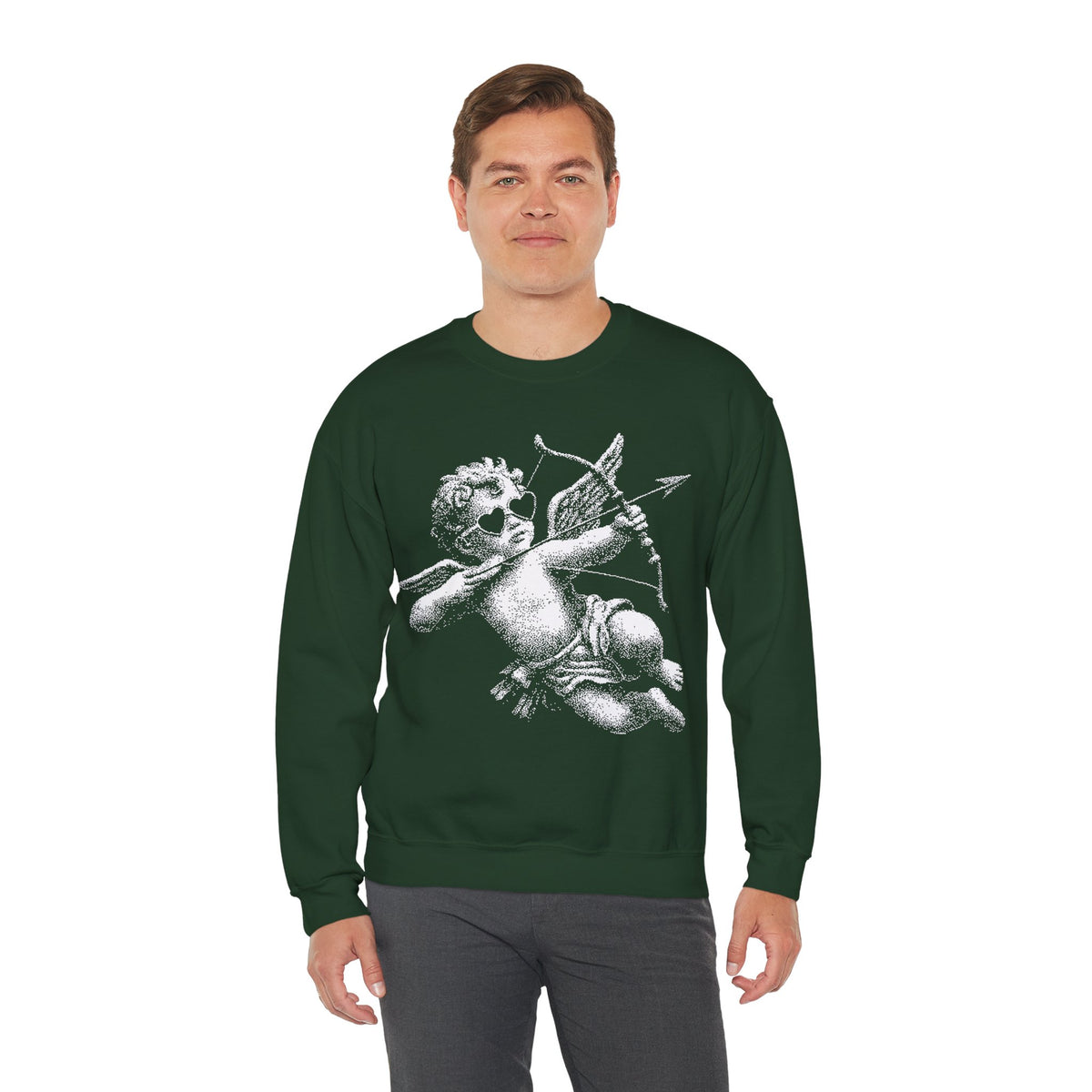 Cupid Baby, Vintage – Gildan Heavy Blend | Trendy Women’s and Men's Soft Sweatshirt. Direct to Garment. Printed & Shipped in the USA. Unisex Sizes.