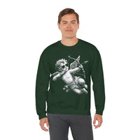 Cupid Baby, Vintage – Gildan Heavy Blend | Trendy Women’s and Men's Soft Sweatshirt. Direct to Garment. Printed & Shipped in the USA. Unisex Sizes.