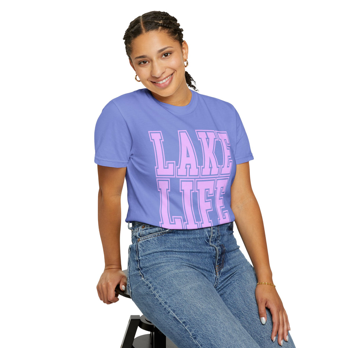 Lake Life - Comfort Colors | Trendy Men's & Women's T-Shirt. Direct to Garment. Printed & Shipped in the USA. Unisex Sizes.