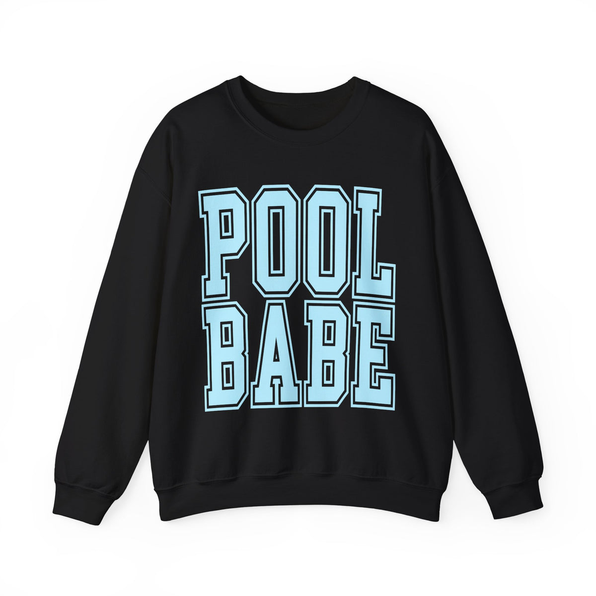 Pool Babe – Gildan Heavy Blend | Trendy Women’s Soft Sweatshirt. Direct to Garment. Printed & Shipped in the USA. Unisex Sizes.