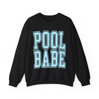 Pool Babe – Gildan Heavy Blend | Trendy Women’s Soft Sweatshirt. Direct to Garment. Printed & Shipped in the USA. Unisex Sizes.