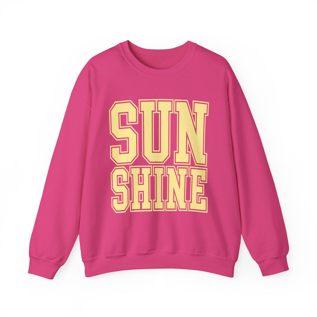 Sunshine – Gildan Heavy Blend | Trendy Women’s Soft Sweatshirt. Direct to Garment. Printed & Shipped in the USA. Unisex Sizes.