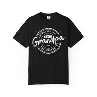 Best Grandpa, Approved by the Grandkids - Comfort Colors | Trendy Men's T-Shirt. Direct to Garment. Printed & Shipped in the USA. Unisex Sizes.