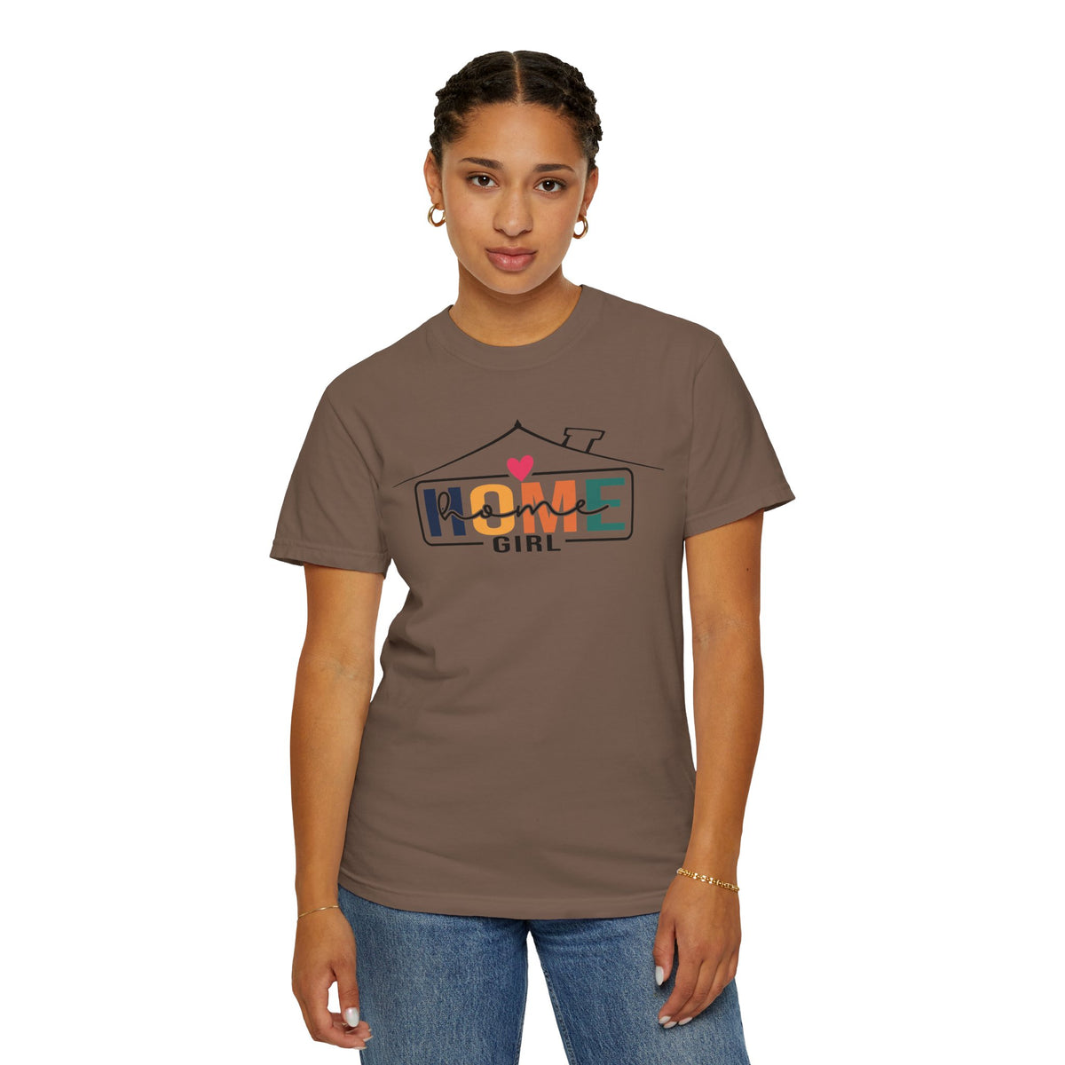 Home Girl - Real Estate Life - Comfort Colors | Trendy Women's T-Shirt. Direct to Garment. Printed & Shipped in the USA. Unisex Sizes.