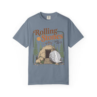 Rolling Stones "Since AD 33" Easter Empty Tomb Christian - Comfort Colors | Trendy Men's and Women's T-Shirt. Direct to Garment. Printed & Shipped in the USA. Unisex Sizes.
