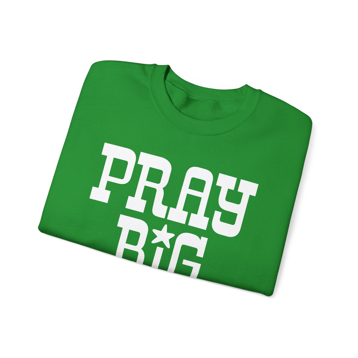 Pray Big Y'all – Gildan Heavy Blend | Trendy Women’s and Men's Soft Sweatshirt. Direct to Garment. Printed & Shipped in the USA. Unisex Sizes.