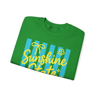 Sunshine State of Mind – Gildan Heavy Blend | Trendy Women’s Soft Sweatshirt. Direct to Garment. Printed & Shipped in the USA. Unisex Sizes.