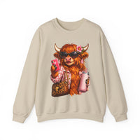 Highland Diva – Gildan Heavy Blend | Trendy Women’s Soft Sweatshirt. Direct to Garment. Printed & Shipped in the USA. Unisex Sizes.