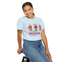 Dachshund Through the Snow - Comfort Colors | Trendy Women's T-Shirt. Direct to Garment. Printed & Shipped in the USA. Unisex Sizes.