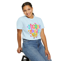 Coquette Second Grade Pencil Bow - Comfort Colors | Trendy Women's T-Shirt. Direct to Garment. Printed & Shipped in the USA. Unisex Sizes.